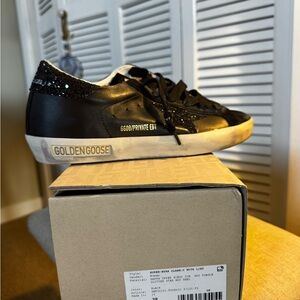NEW SUPERSTAR Golden Goose Black and White Sneakers size 38